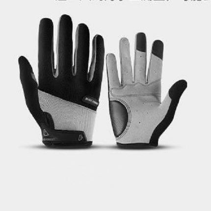 Cycling Gloves Full Finger Mountain Bike Gloves with Anti-Slip Shock Absorbing Pads, Touch Screen Mountain Bike Gloves