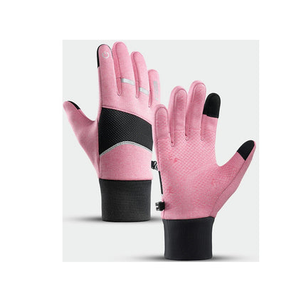 Men's and Women's Winter Gloves Windproof Waterproof Warm Gloves Touch Screen Finger Cycling Gloves