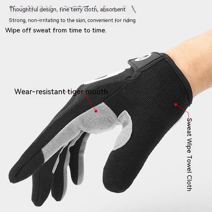 Kyncilor Outdoor Sports Men's And Women's Fitness Anti Slip Cycling All Finger Bicycles Breathable Touch Screen Gloves Wholesale