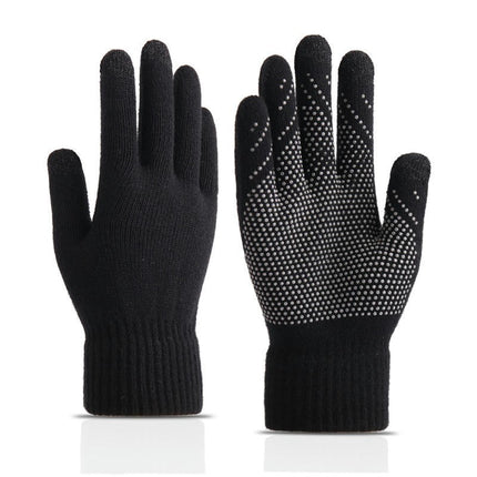 Winter Warm Gloves 3 Finger Touch Screen Texting Mittens Men Women Running Hiking Outdoor Gloves