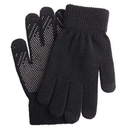 Winter Warm Gloves 3 Finger Touch Screen Texting Mittens Men Women Running Hiking Outdoor Gloves