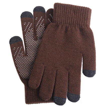 Winter Warm Gloves 3 Finger Touch Screen Texting Mittens Men Women Running Hiking Outdoor Gloves