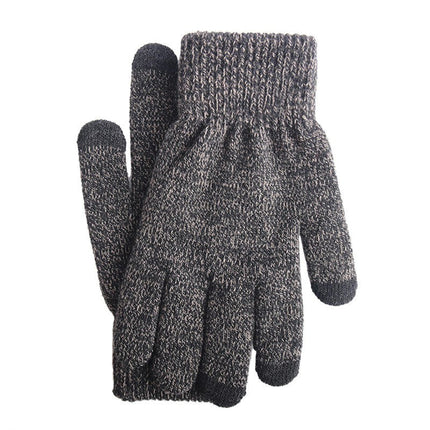 Winter Gloves for Men Women,Touch Screen Texting Warm Gloves with Thermal Soft Knit Lining,Elastic Cuff