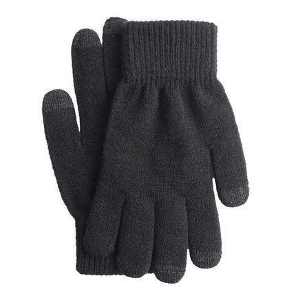 Winter Gloves for Men Women,Touch Screen Texting Warm Gloves with Thermal Soft Knit Lining,Elastic Cuff