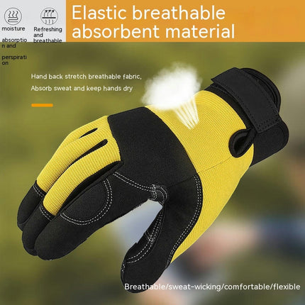 UltraLight Safety Work Gloves, MultiFunctional Mechanic Gardening Construction DIY Work Gloves with Touchscreen