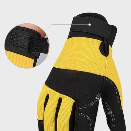 UltraLight Safety Work Gloves, MultiFunctional Mechanic Gardening Construction DIY Work Gloves with Touchscreen