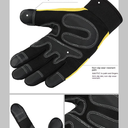 UltraLight Safety Work Gloves, MultiFunctional Mechanic Gardening Construction DIY Work Gloves with Touchscreen