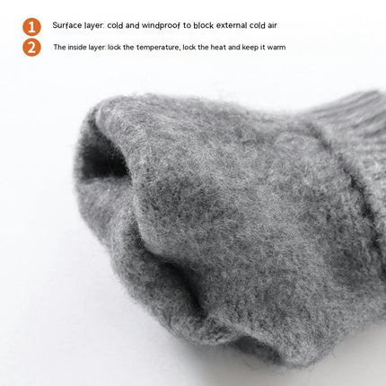 Winter Gloves for Men Women,Touch Screen Texting Warm Gloves with Soft Knit Lining,Elastic Cuff