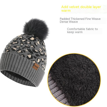 3pcs Winter Beanie Hat Scarf and Touch Screen Gloves Set for Women Knit Hat with Faux Fur Ball Scarves Glove