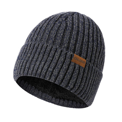 Men's Women's Warm Beanies, Fleece Lined Winter Warm Hat, Unisex Fashion Knit Cuffed Hat