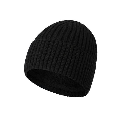 Men's Women's Warm Beanies, Fleece Lined Winter Warm Hat, Unisex Fashion Knit Cuffed Hat