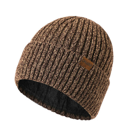 Men's Women's Warm Beanies, Fleece Lined Winter Warm Hat, Unisex Fashion Knit Cuffed Hat