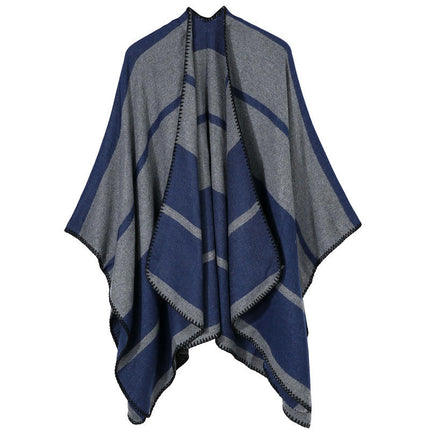 Winter Scarf Shawl - Women's Warm Cardigan Oversized Blanket Cardigan Fashion Scarf Shawl Poncho