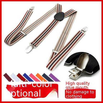 Suspenders for Men Adjustable Elastic Suspenders Heavy Duty Work Unisex Suspenders