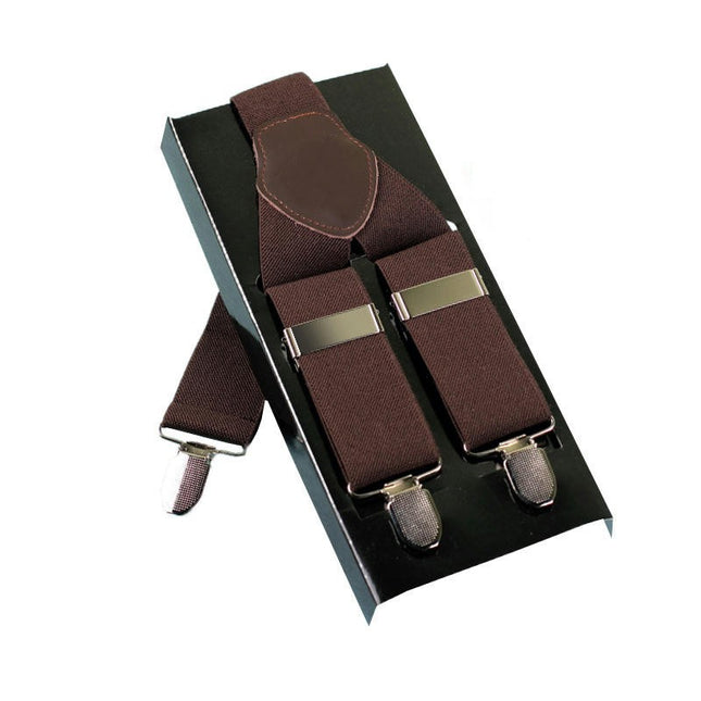 Adjustable and Elastic Braces Suspenders Y Shape with Strong Clips Suspenders for Men