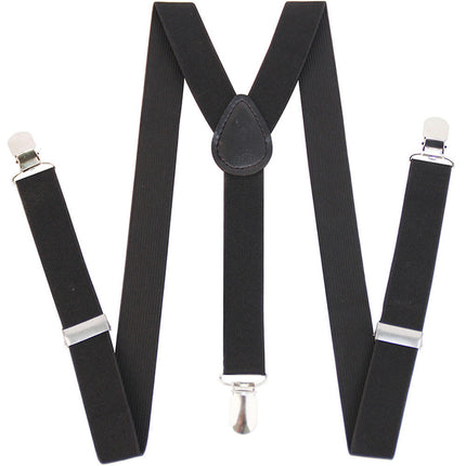 Suspenders for Men - Adjustable Unisex Y Back Men's Women's Suspenders With Strong Clips