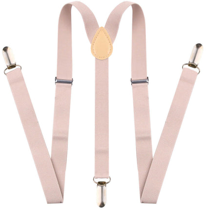 Suspenders for Men - Adjustable Unisex Y Back Men's Women's Suspenders With Strong Clips