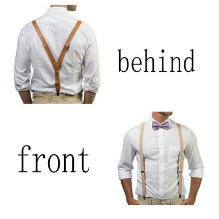 Suspenders for Men - Adjustable Unisex Y Back Men's Women's Suspenders With Strong Clips