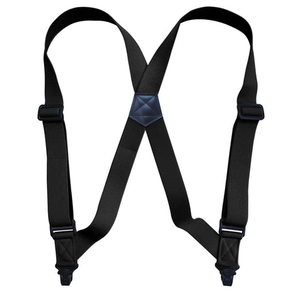 Side Clip Suspenders for Men Heavy Work Suspender Adjustable X Back Mens Suspenders