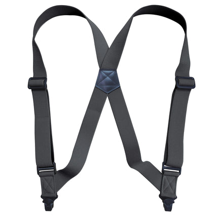 Side Clip Suspenders for Men Heavy Work Suspender Adjustable X Back Mens Suspenders