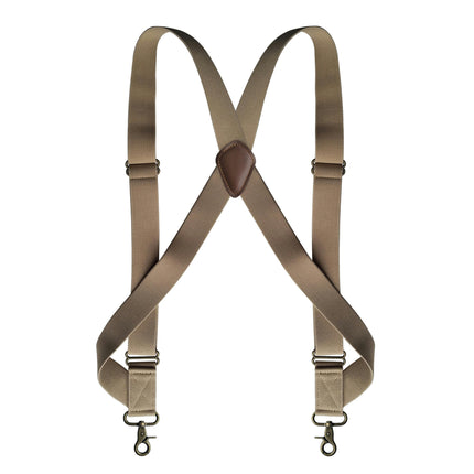 Adjustable Elastic X Back Style Suspenders Mens Suspenders Side Clip Suspenders with Swivel Hooks