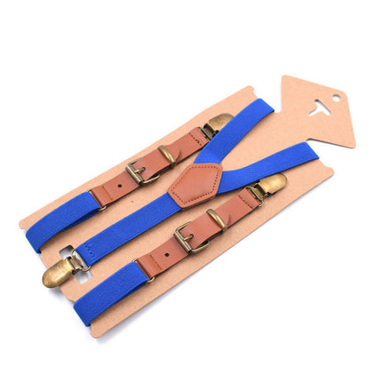 Leather Suspenders for Men Adjustable Elastic Y Back Mens Suspenders Womens Suspenders