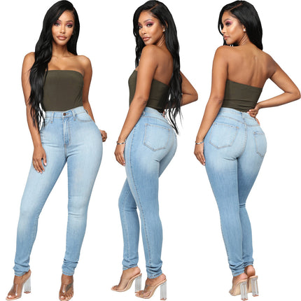 Women's High Waisted Skinny Stretch Jeans Slim Fit Denim Pants