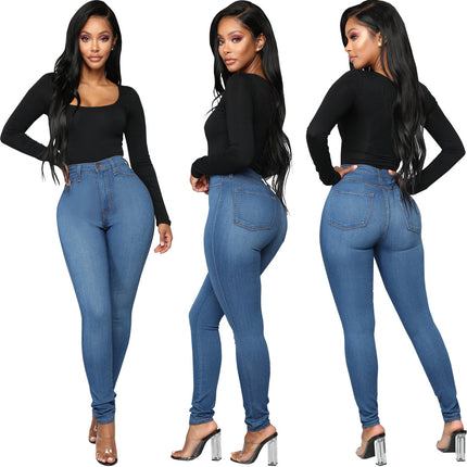 Women's High Waisted Skinny Stretch Jeans Slim Fit Denim Pants