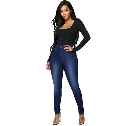 Women's High Waisted Skinny Stretch Jeans Slim Fit Denim Pants