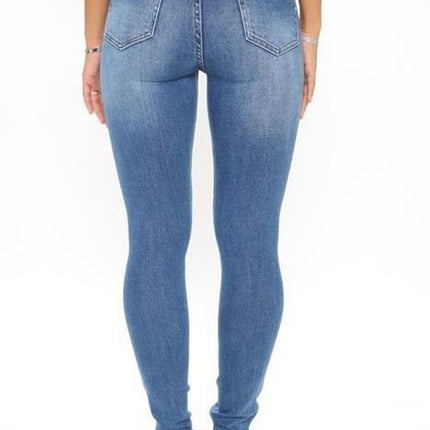 Women's Ripped Skinny Slim Fit Jeans Stretchy Denim Pants