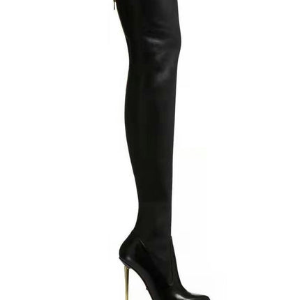 Women's Over The Knee Thigh High Boots Long Pointed Toe Stiletto High Heels Boots