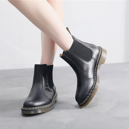 Women's Chelsea Boots Slip On Ankle Booties Casual Elastic Chunky Block Booties