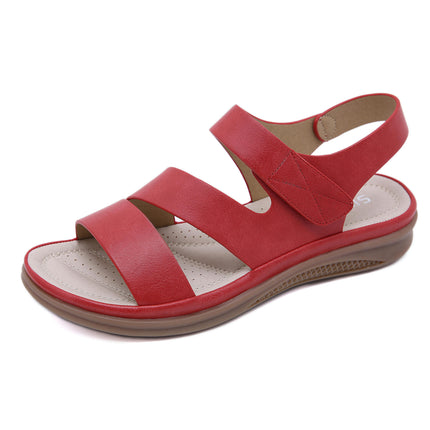 Sandals for Women Ankle Buckle Wedge Shoes Open Toe Comfortable Sandal