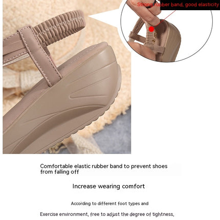 Wedge Sandals For Women Open Toe Ankle Strap Espadrille Wedge Sandal Low Heel Flatform