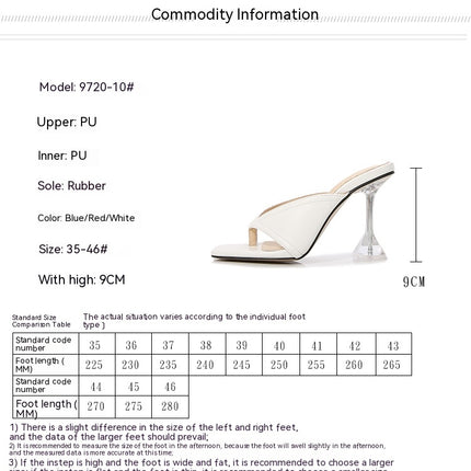 Women's Square Open Toe Slip on Wedges High Heels Sandals