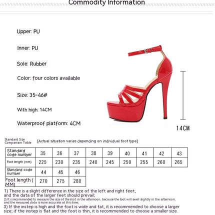 Women's High Heel Platform Peep Toe Dress Pump Sandals