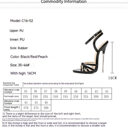 Women's Stiletto Open Toe Ankle Strap Heels Pump Heel Sandals