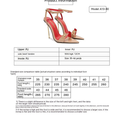 Women's Stiletto Heeled Sandals Open Toe Ankle Strap Heels Sandals