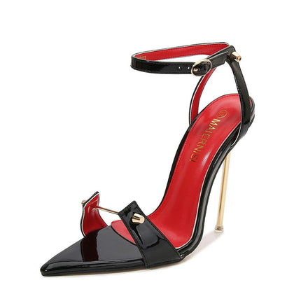 Women's Stiletto Heeled Sandals Open Toe Ankle Strap Heels Sandals