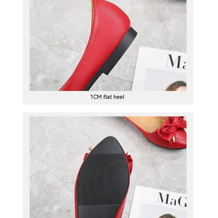 Women's Chunky Low Block Heels Closed Toe Dress Pumps Shoes