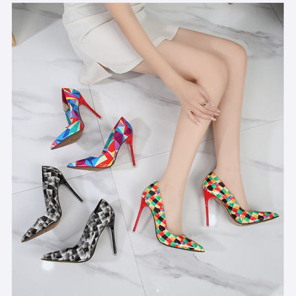 High Heels for Women Pointed Toe Dress Shoes Stiletto Heels Party Pumps