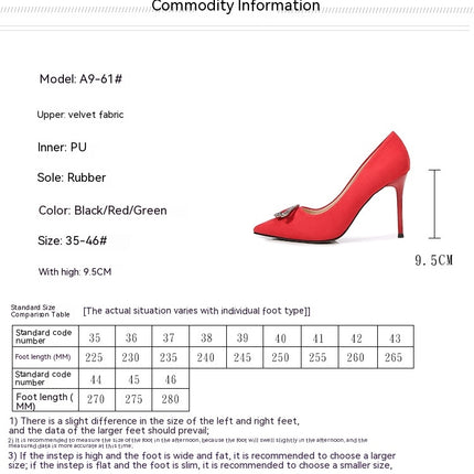 Women's Stiletto Heel Slip on High Heels Pumps Pointed Toe Suede Dress Shoes