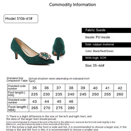 Women's Suede High Stilettos Closed Toe Heels,Slip On Pointed Toe Dress Pumps Shoes