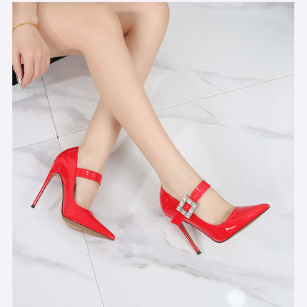 Women's Stiletto High Heels Closed Pointed Toe Dress Pumps Shoes