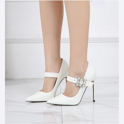 Women's Stiletto High Heels Closed Pointed Toe Dress Pumps Shoes