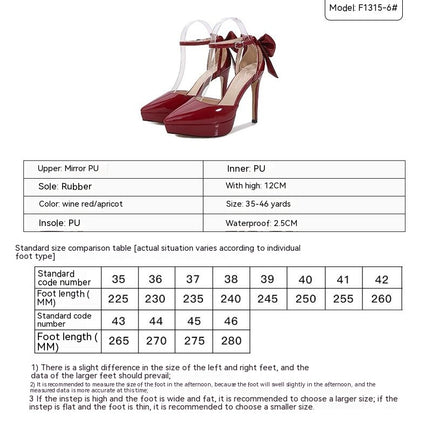 Platform Heels for Women Closed Pointed Toe Stilettos Ankle Strap Pumps Dress Shoes