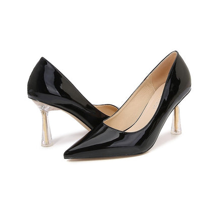 High Heels Pumps for Women Closed Toe Stiletto Heels Dress Shoes