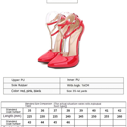 Women's Pointed Toe Stiletto Heels Ankle Strap Pumps Shoes