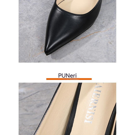 Women's Stiletto Pumps Pointy Toe Dress Shoes Slip on Pumps