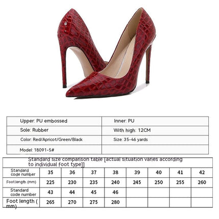 Women's High Heels Pointed Closed Toe Heels Sexy Stiletto Pumps